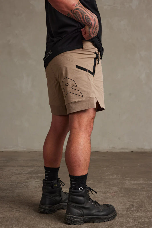 ANTHEM AGILITY SHORTS - KHAKI