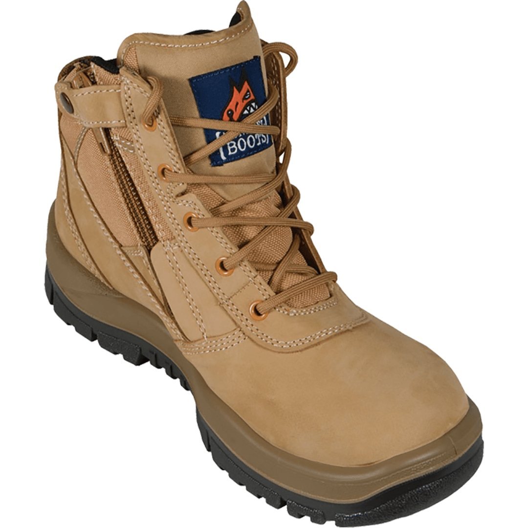 261050 - MONGREL ZIPSIDER BOOT - WHEAT - The Work Pit