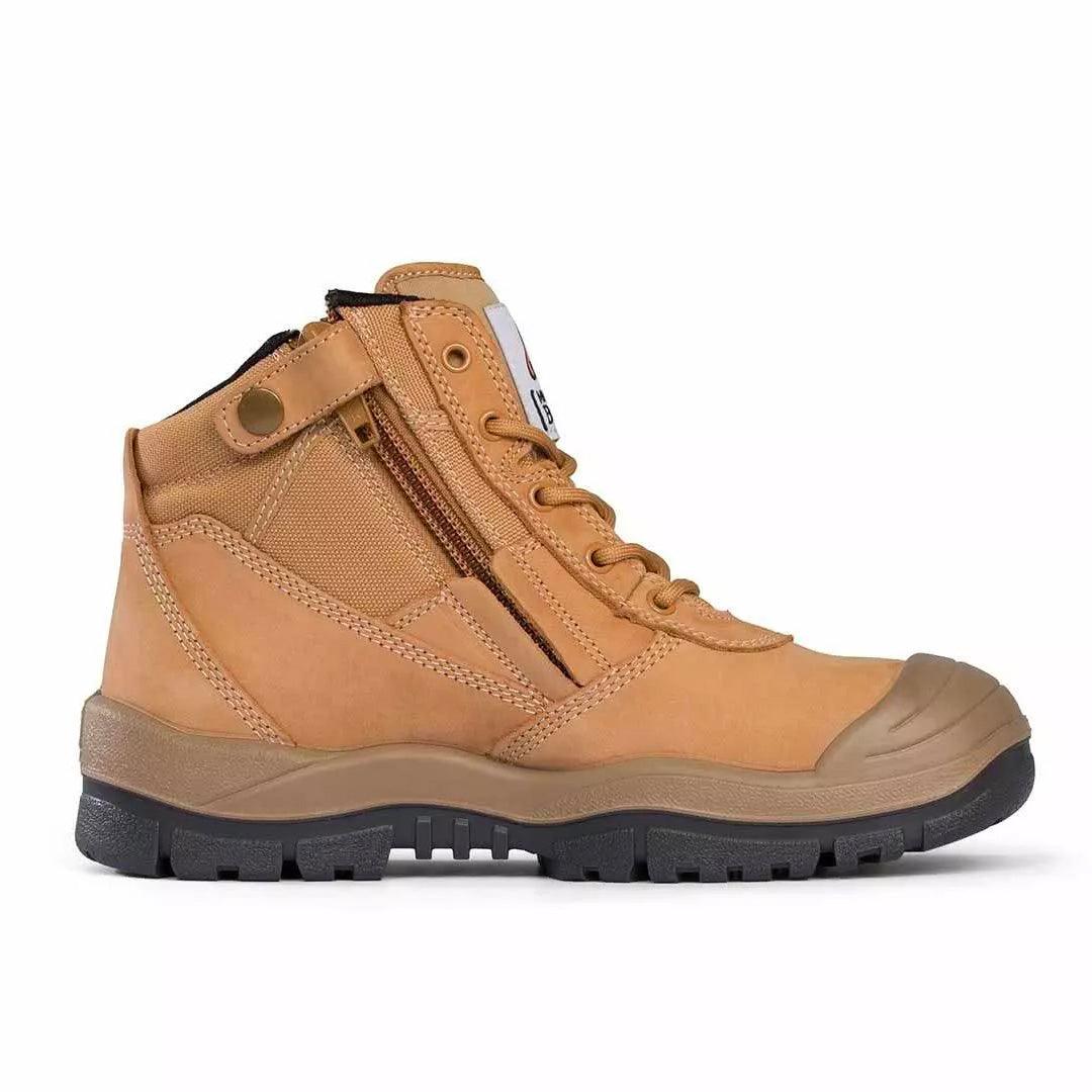 461050 - MONGREL ZIPSIDER SCUFF CAP BOOT - WHEAT - The Work Pit