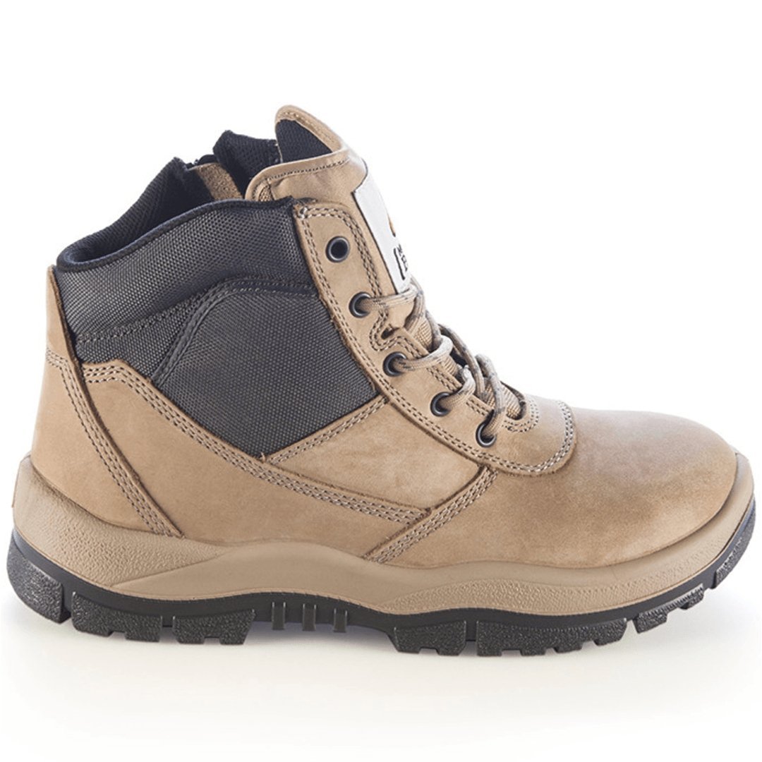 961060 - MONGREL ZIPSIDER NON SAFETY BOOT - STONE - The Work Pit