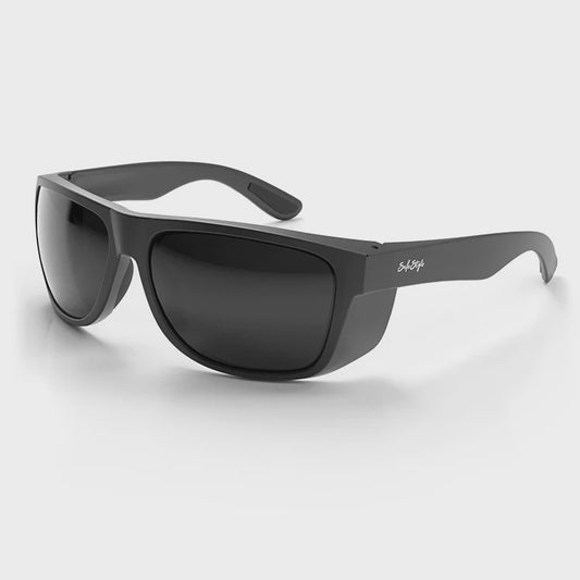 SAFESTYLE RAPIDS MATTE BLACK FRAME POLARISED LENS