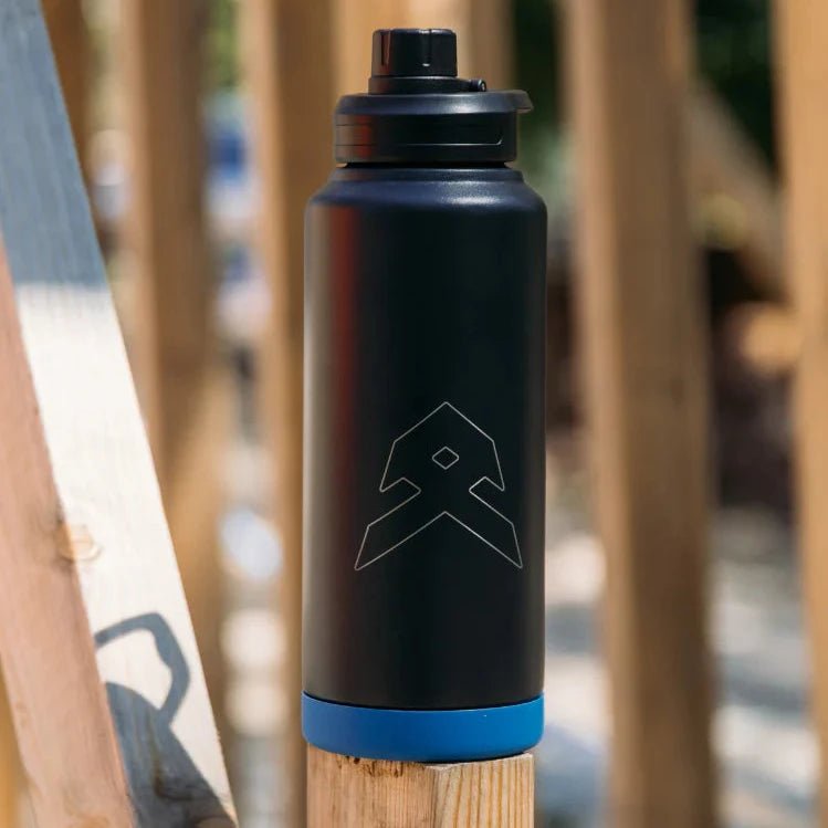 ANTHEM 1 LTR INSULATED WATER BOTTLE - BLACK - The Work Pit