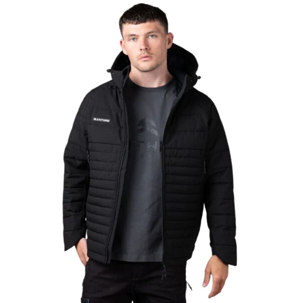 ANTHEM PERFORMANCE PUFFER JACKET - BLACK - The Work Pit