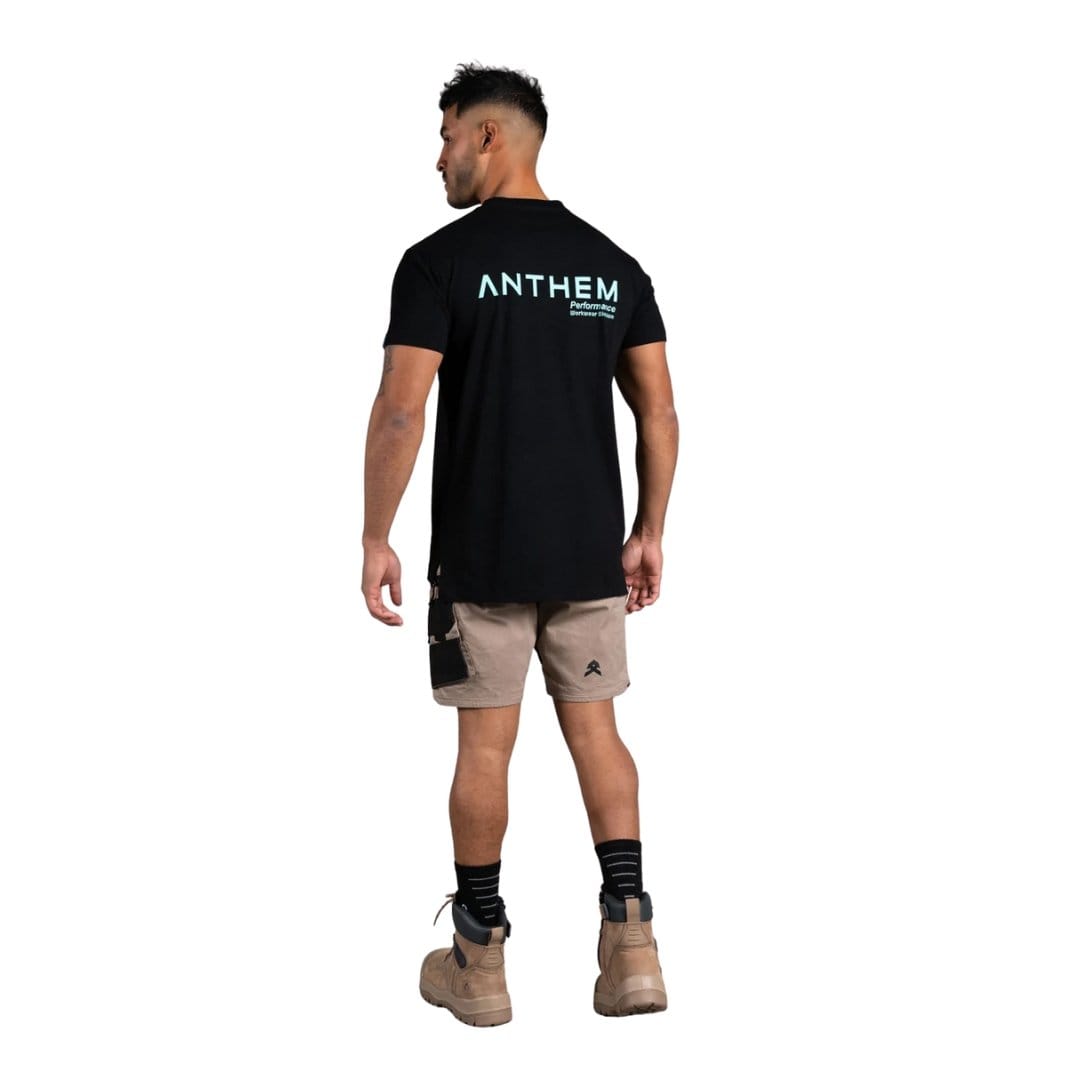 ANTHEM PERFORMANCE WORKWEAR DIVISION TEE BLACK - The Work Pit