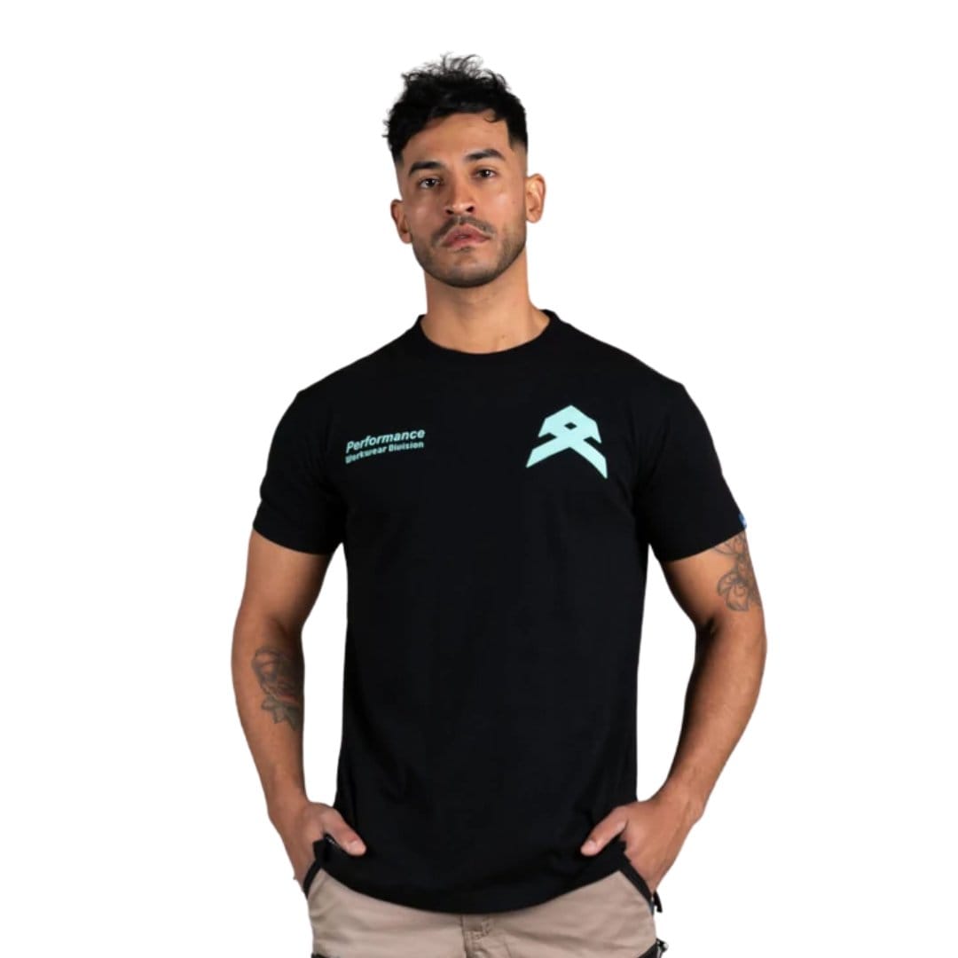 ANTHEM PERFORMANCE WORKWEAR DIVISION TEE BLACK - The Work Pit