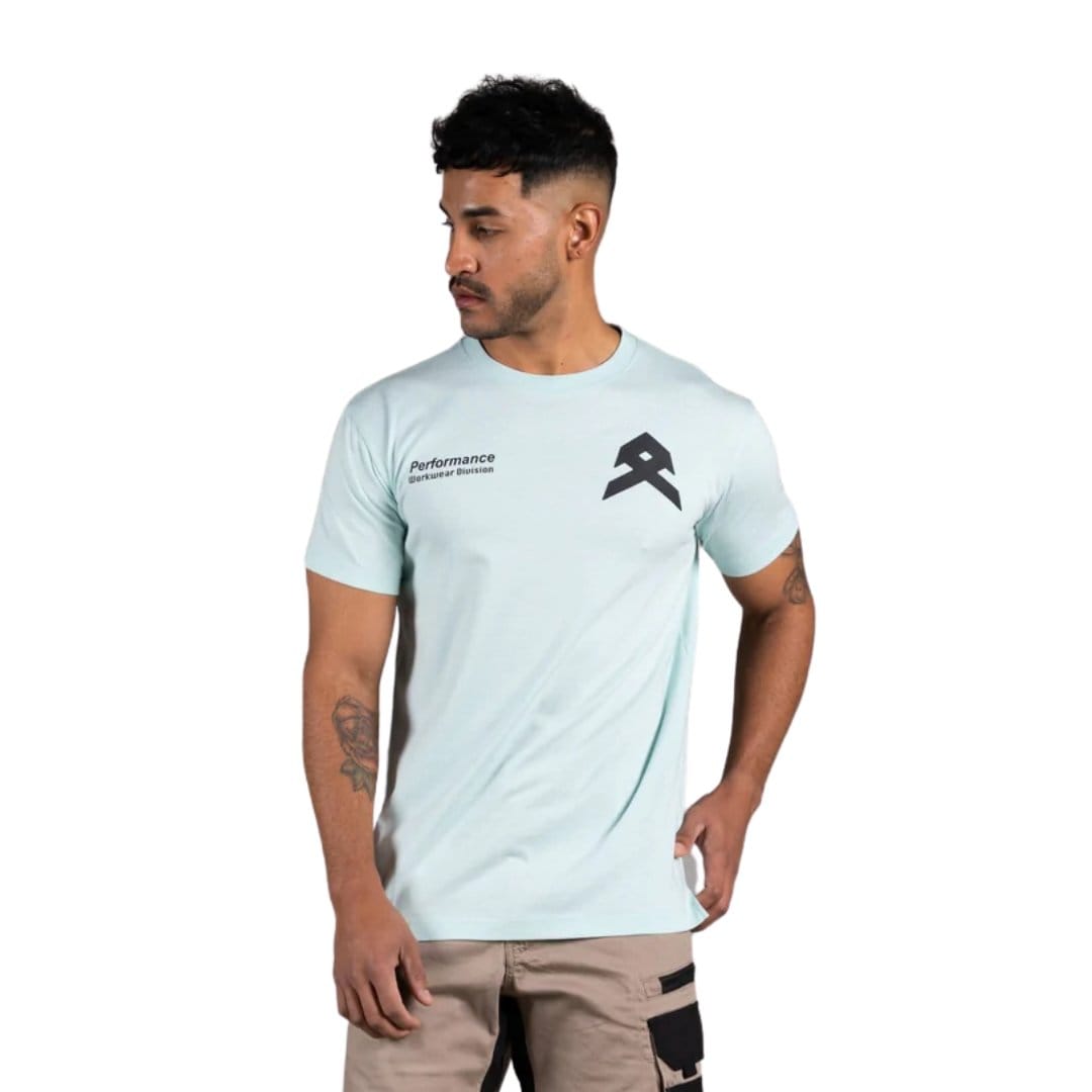 ANTHEM PERFORMANCE WORKWEAR DIVISION TEE GLACIER - The Work Pit