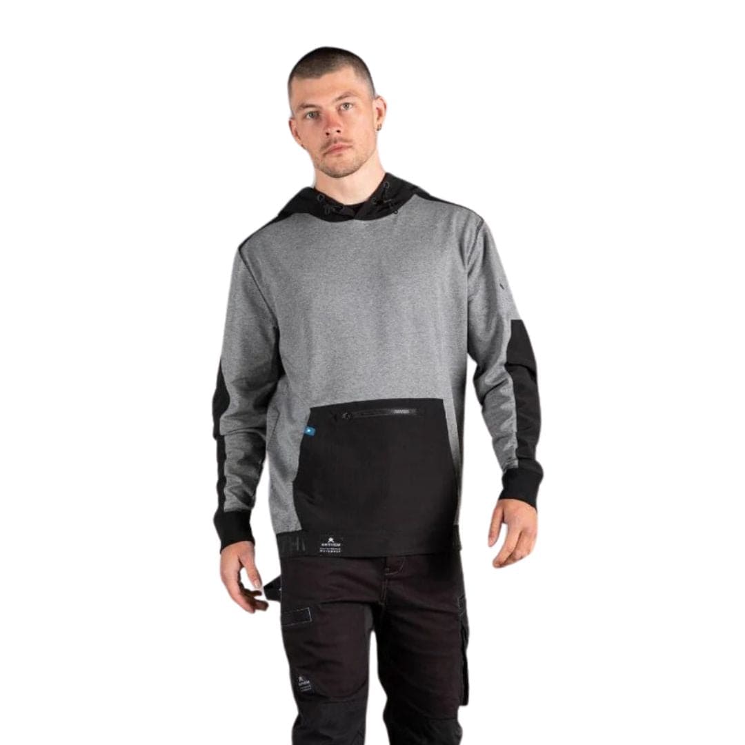 ANTHEM TECH HOODIE - GREY - The Work Pit