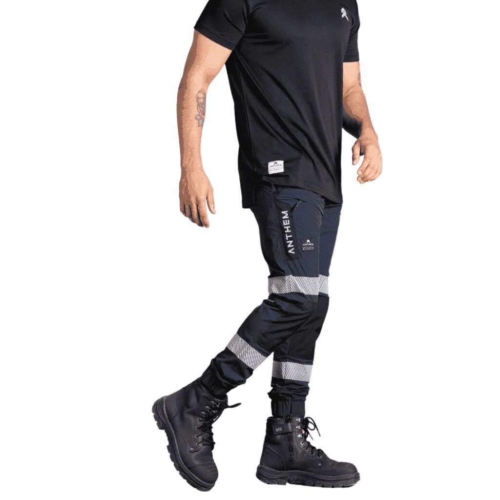 ANTHEM TRIUMPH PANT WITH TAPE NAVY - The Work Pit