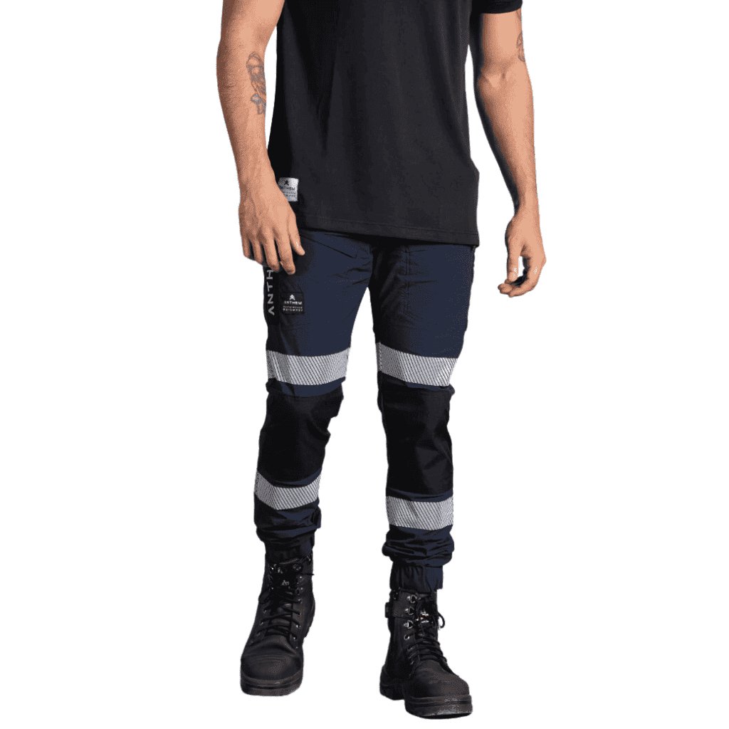 ANTHEM TRIUMPH PANT WITH TAPE NAVY - The Work Pit