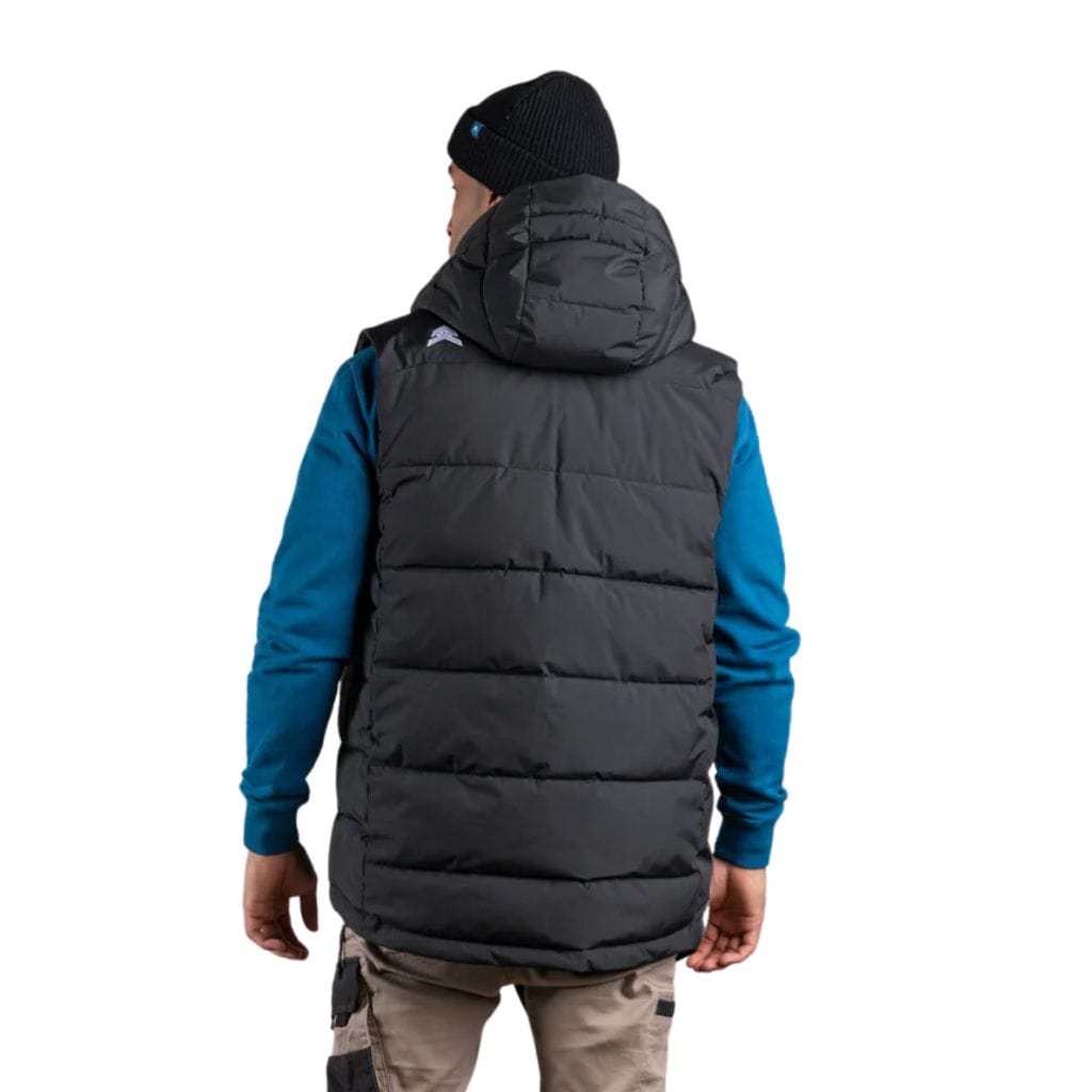 ANTHEM TRIUMPH PUFFER VEST - BLACK - The Work Pit