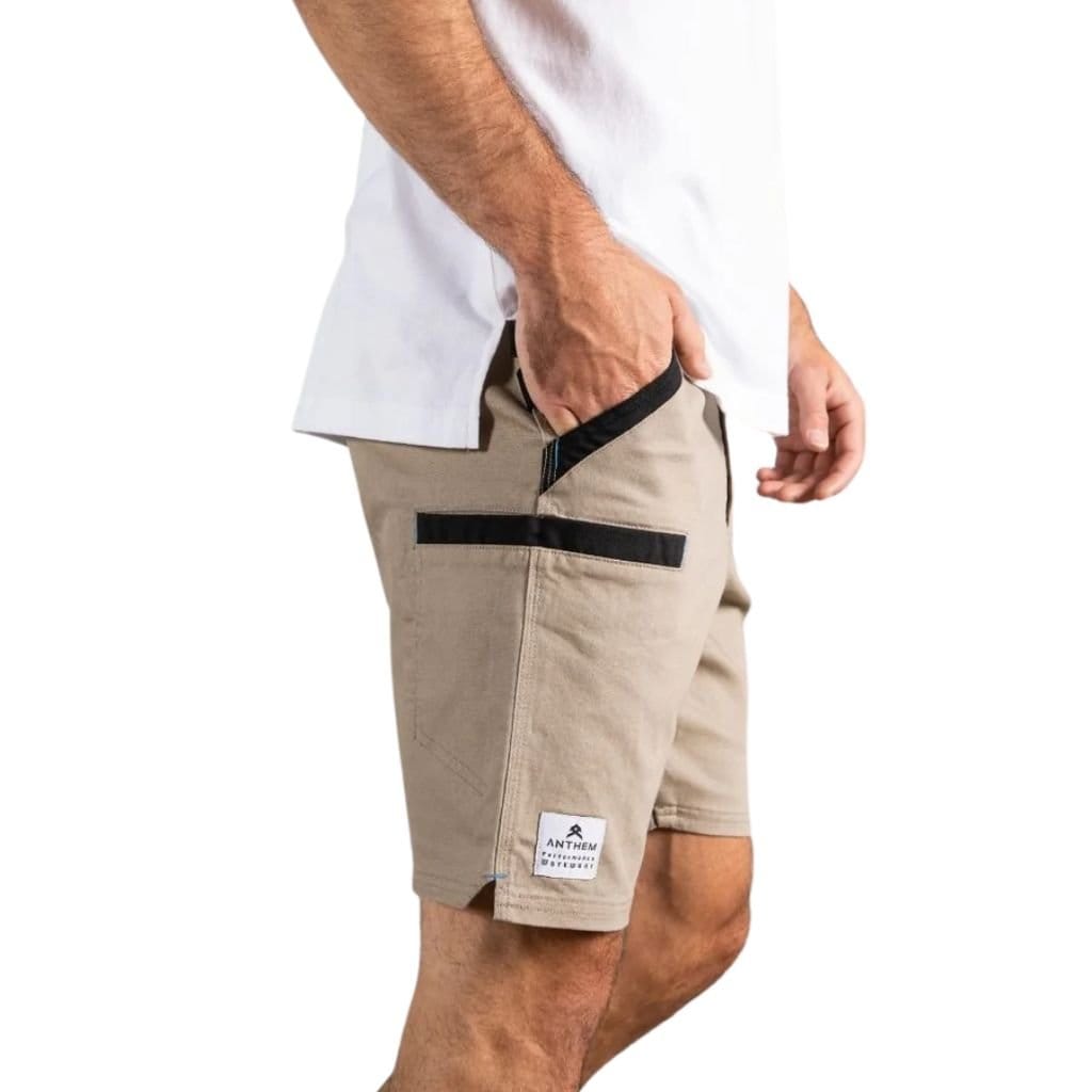 ANTHEM VICTORY SHORTS KHAKI - The Work Pit