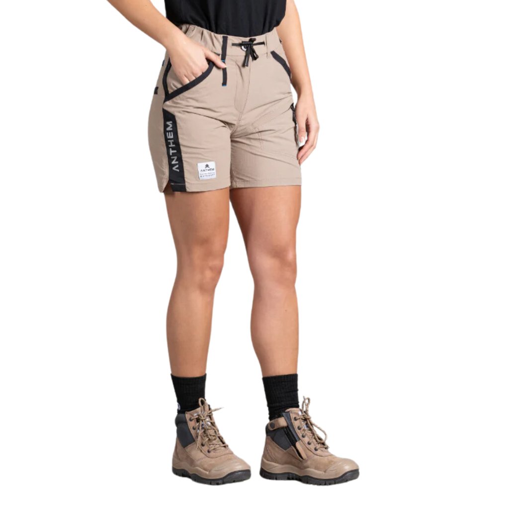 ANTHEM WOMENS TRIUMPH SHORT - KHAKI - The Work Pit