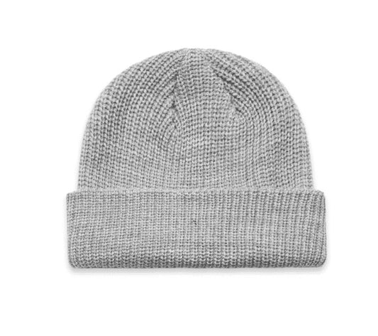 AS COLOUR CABLE BEANIE (GREY) - The Work Pit