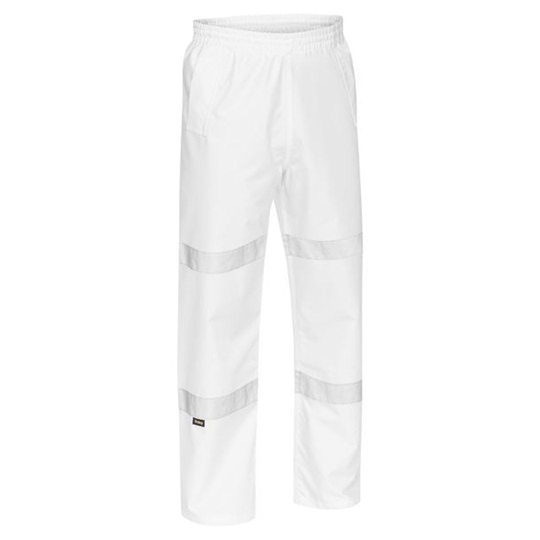 BISLEY TAPED SHELL RAIN PANT WHITE - The Work Pit