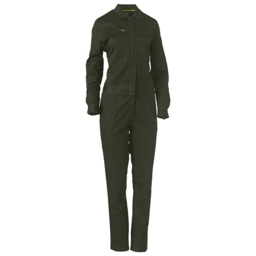 BISLEY WOMENS COTTON DRILL COVERALL OLIVE - The Work Pit