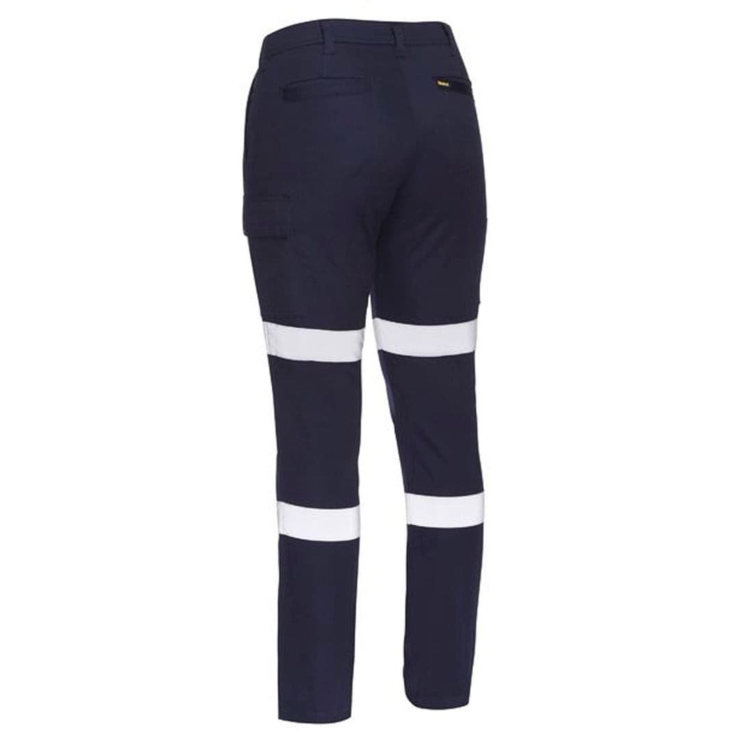 BISLEY WOMENS TAPED BIOMOTION CARGO PANTS NAVY - The Work Pit