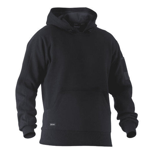 BISLEY WORK FLEECE HOODIE - BLACK - The Work Pit