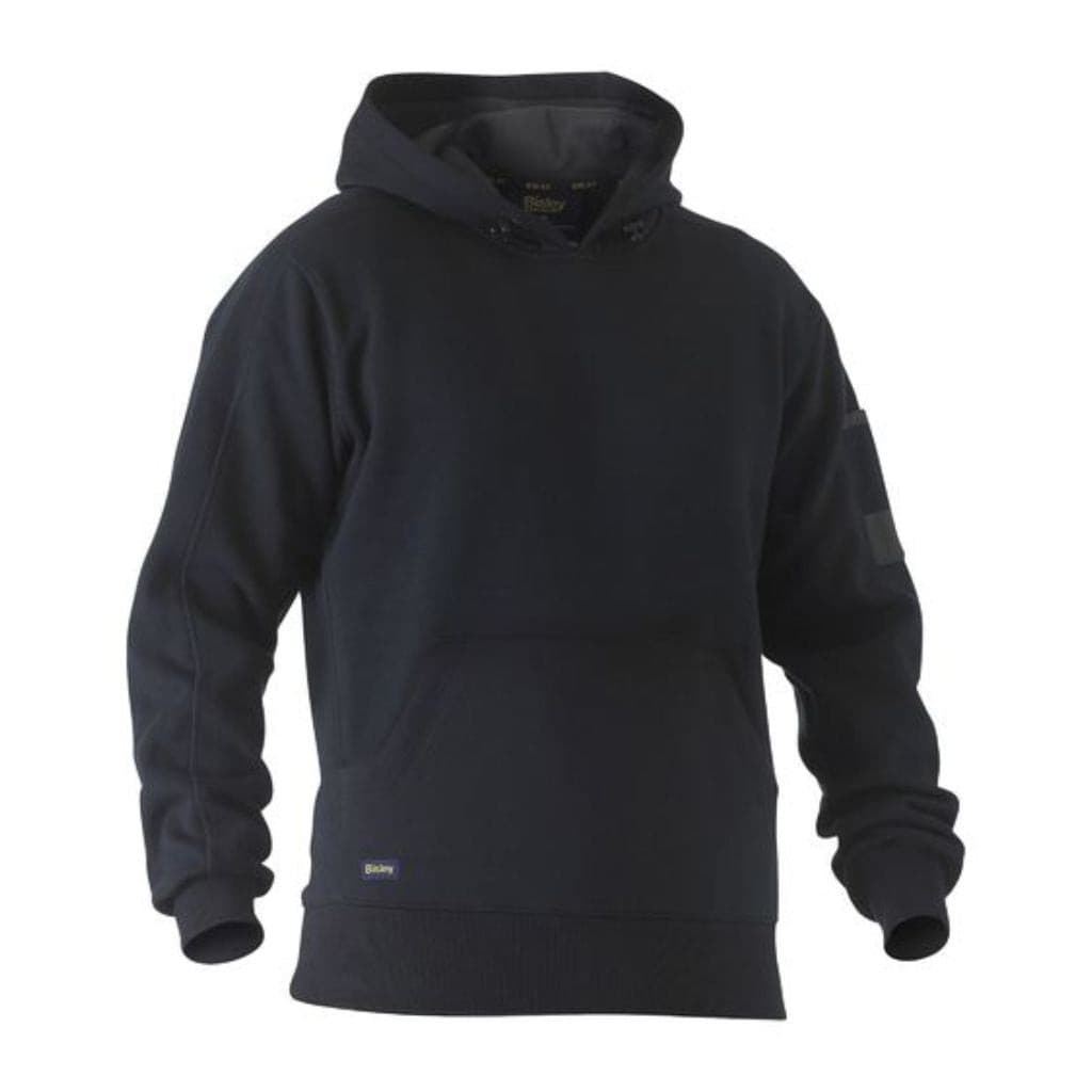 BISLEY WORK FLEECE HOODIE - NAVY - The Work Pit