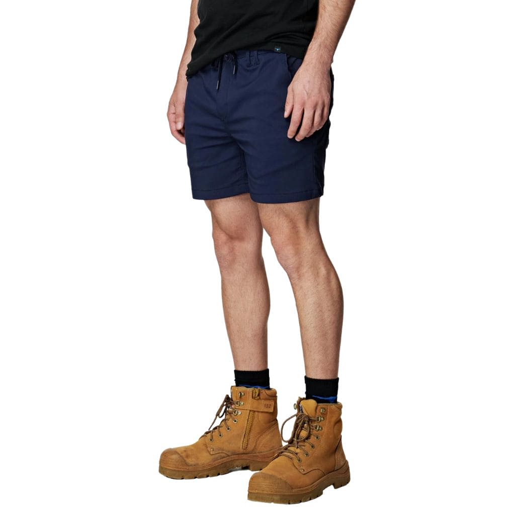 ELWD MENS ELASTIC LIGHT SHORT NAVY - The Work Pit