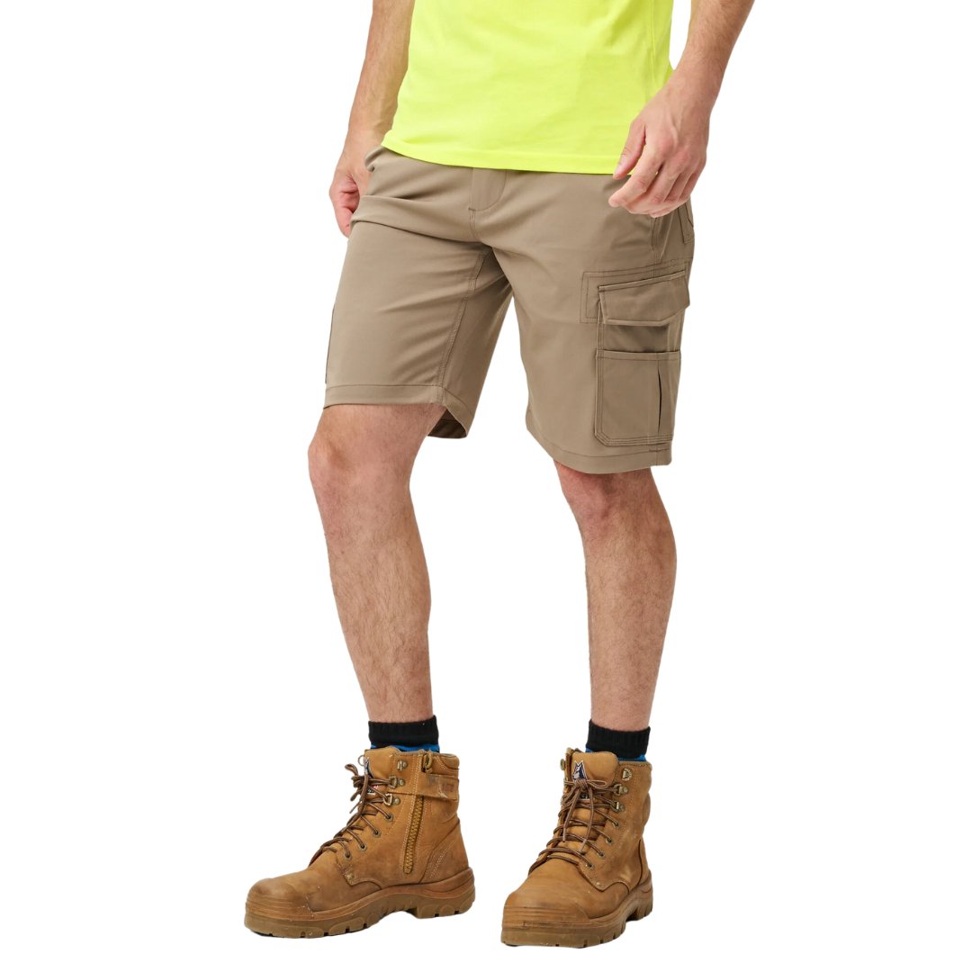 ELWD MENS UTILITY LIGHT SHORTS - KHAKI - The Work Pit