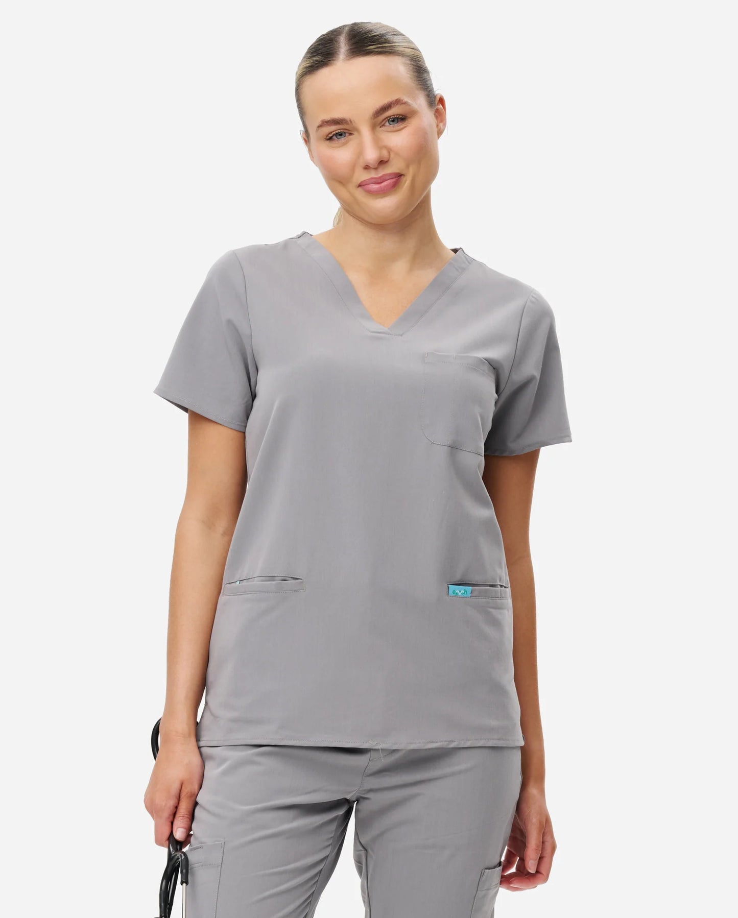 EPOCH SCRUBS WOMENS 3 POCKET TOPS: 5 COLOURS