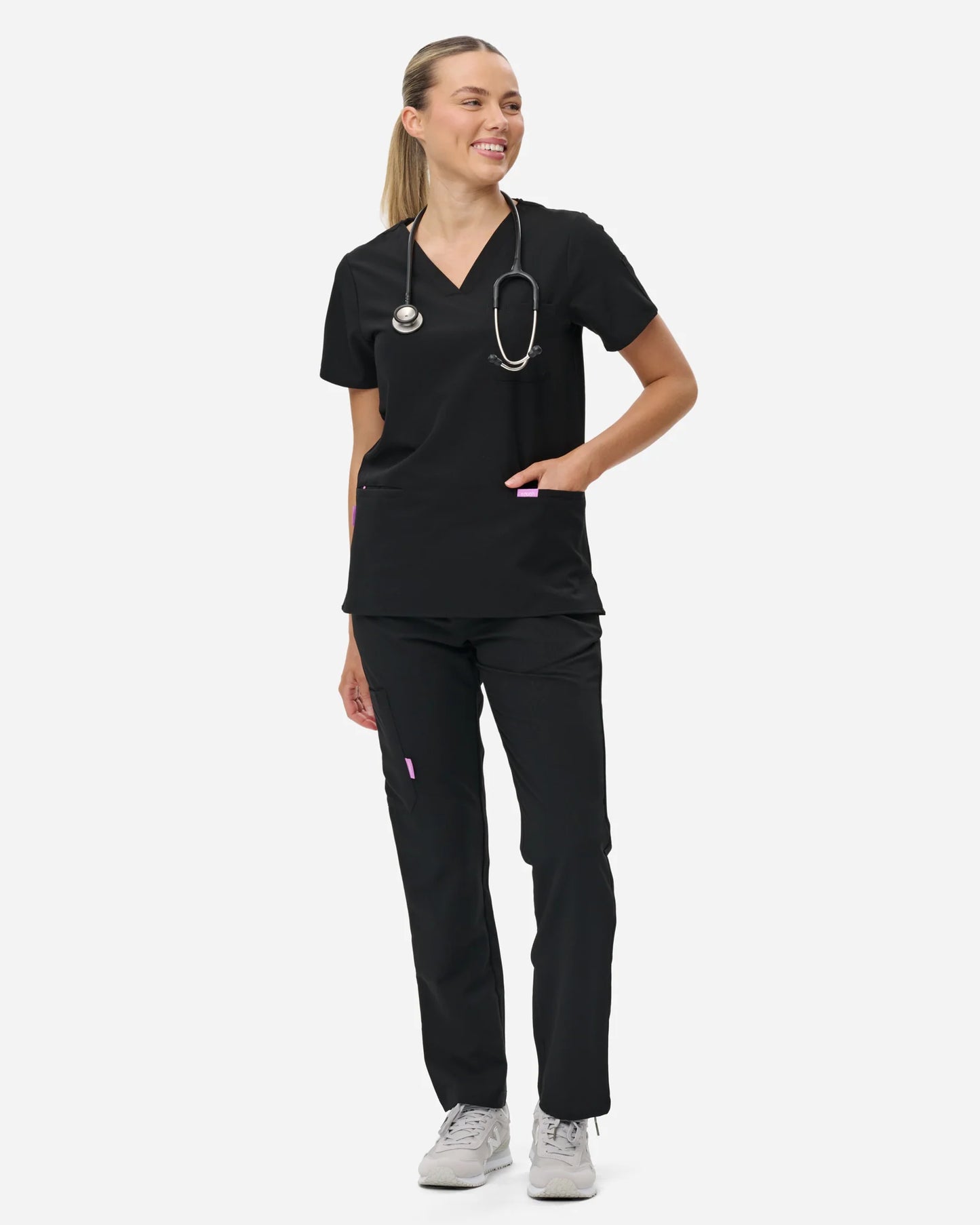 EPOCH SCRUBS WOMENS 3 POCKET TOPS: 5 COLOURS