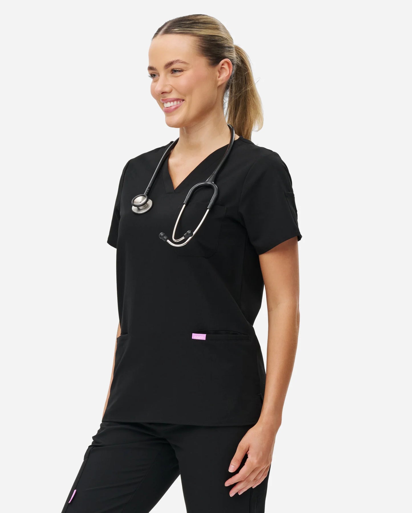 EPOCH SCRUBS WOMENS 3 POCKET TOPS: 5 COLOURS