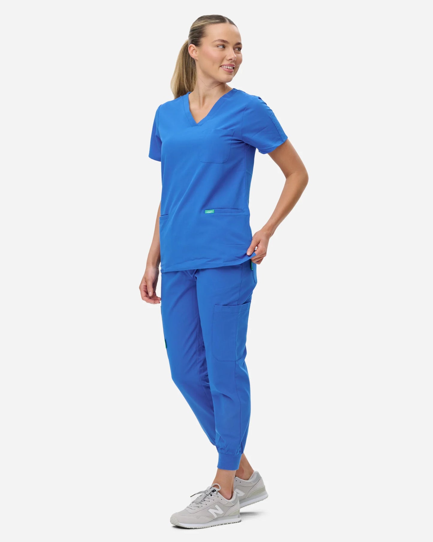 EPOCH SCRUBS WOMENS 3 POCKET TOPS: 5 COLOURS