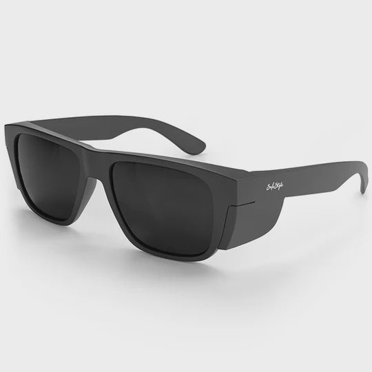 FUSIONS XL MATTE BLACK FRAME POLARISED LENS - The Work Pit