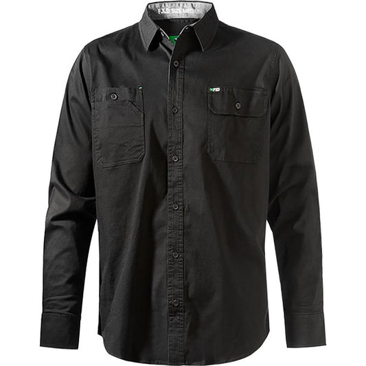 FXD LSH - 1 WORK SHIRT BLACK - The Work Pit