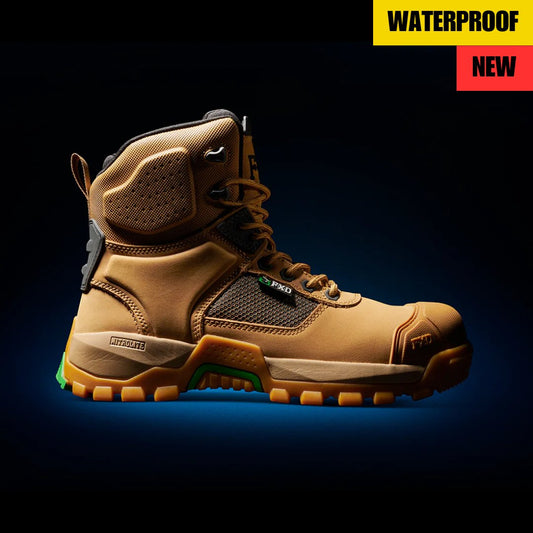 FXD WB - 1WP WATERPROOF WORK BOOTS - WHEAT - The Work Pit