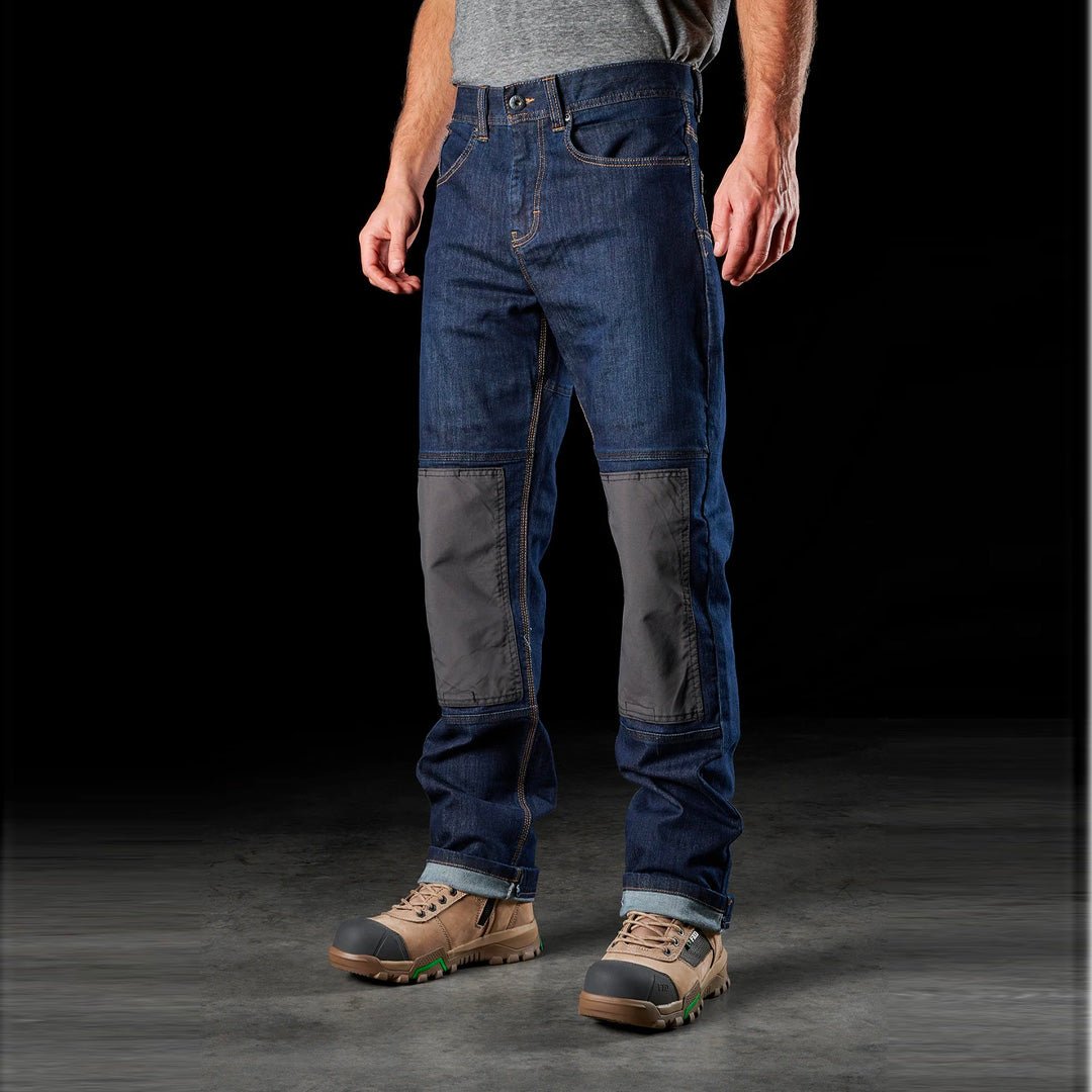 FXD WD - 1 WORK PANTS INDIGO - STOMP WASH DENIM - The Work Pit