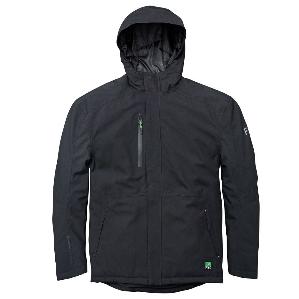 FXD WO - 1 INSULATED WORK JACKET - BLACK - The Work Pit