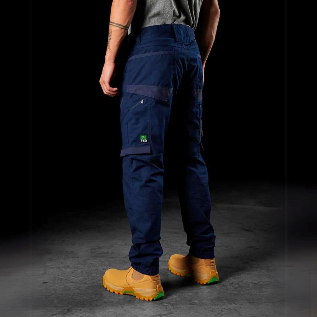 FXD WP - 11 CUFFED STRETCH RIPSTOP WORK PANTS - NAVY - The Work Pit