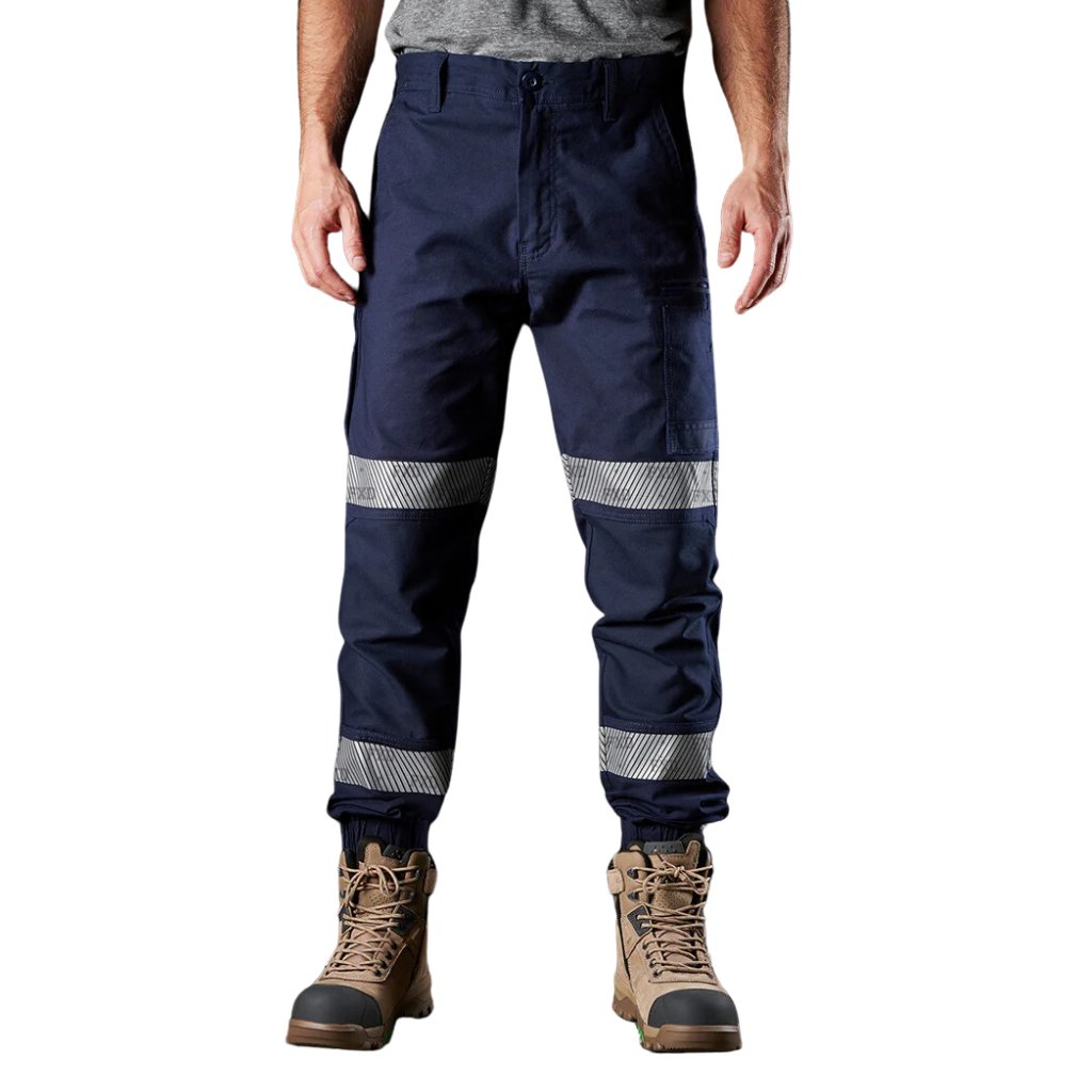 FXD WP - 4T REFLECTIVE CUFFED WORK PANTS - NAVY - The Work Pit