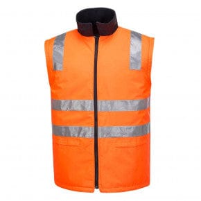 HUSKI VENTURE 4in1 DAY/NIGHT JACKET ORANGE/NAVY - The Work Pit