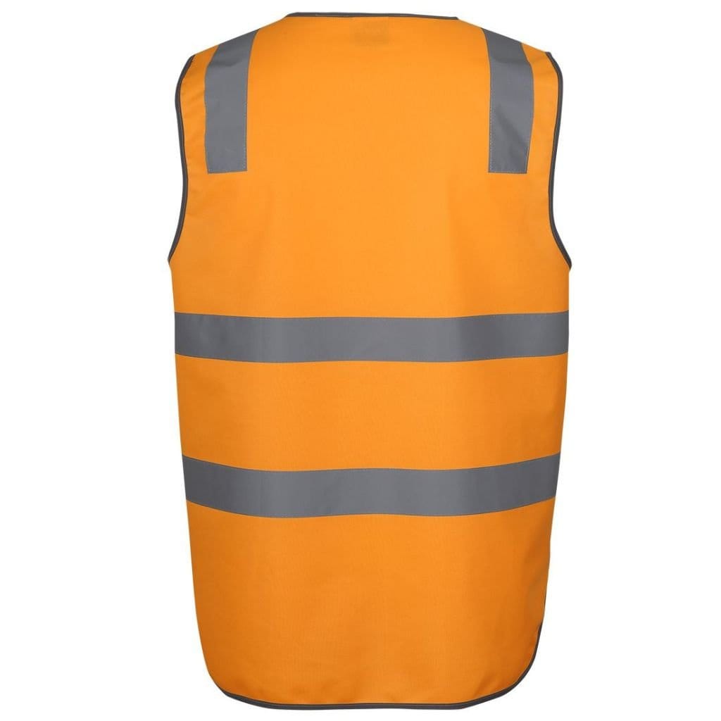 JB AUST/RAIL ZIP SAETY VEST ORANGE - The Work Pit