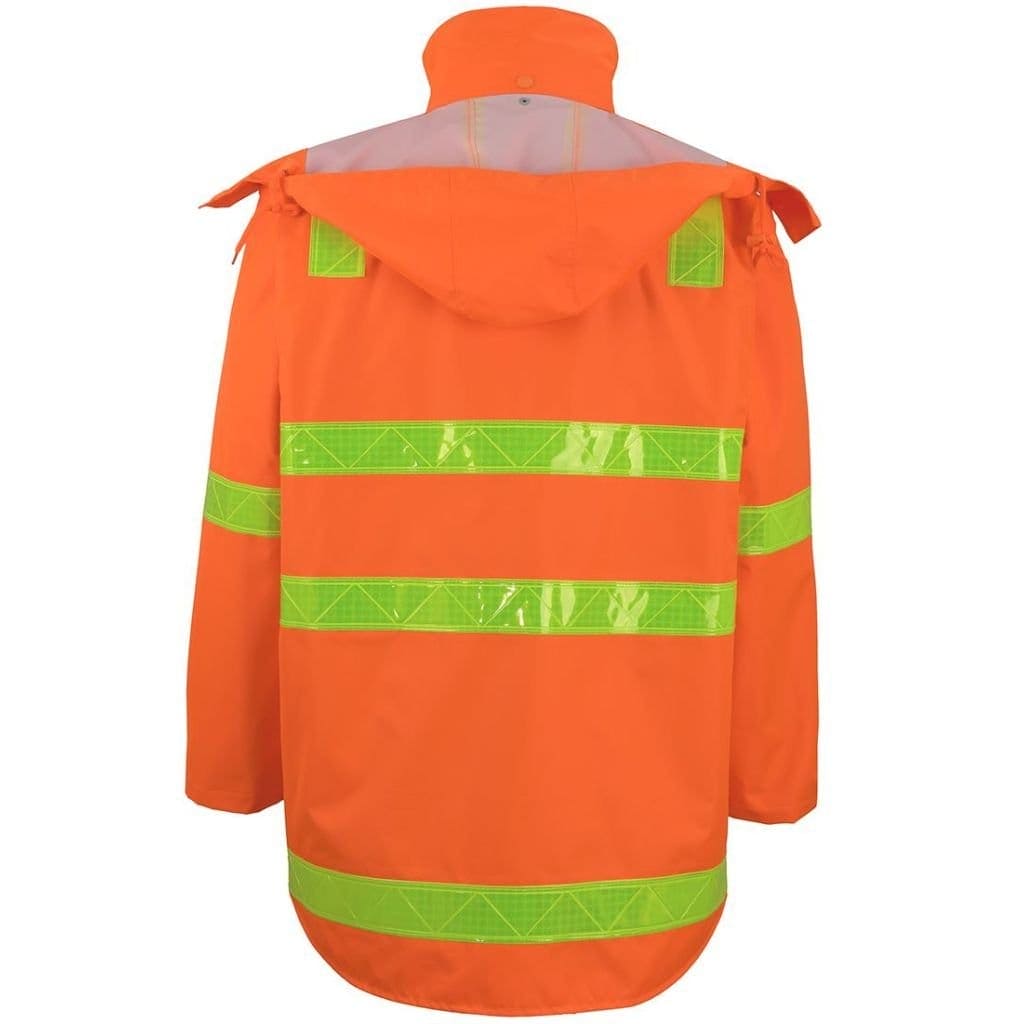 JB V/ROAD ZIP/OFF SLEEVE JACKET ORANGE - The Work Pit