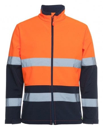 JBs HV 4602.1 (D+N) SOFTSHELL JACKET ORANGE/NAVY - The Work Pit