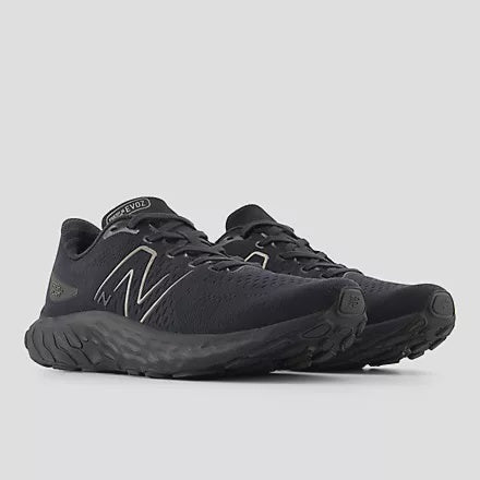 NEW BALANCE EVOZ SLIP RESISTANT RUNNERS - BLACK - The Work Pit