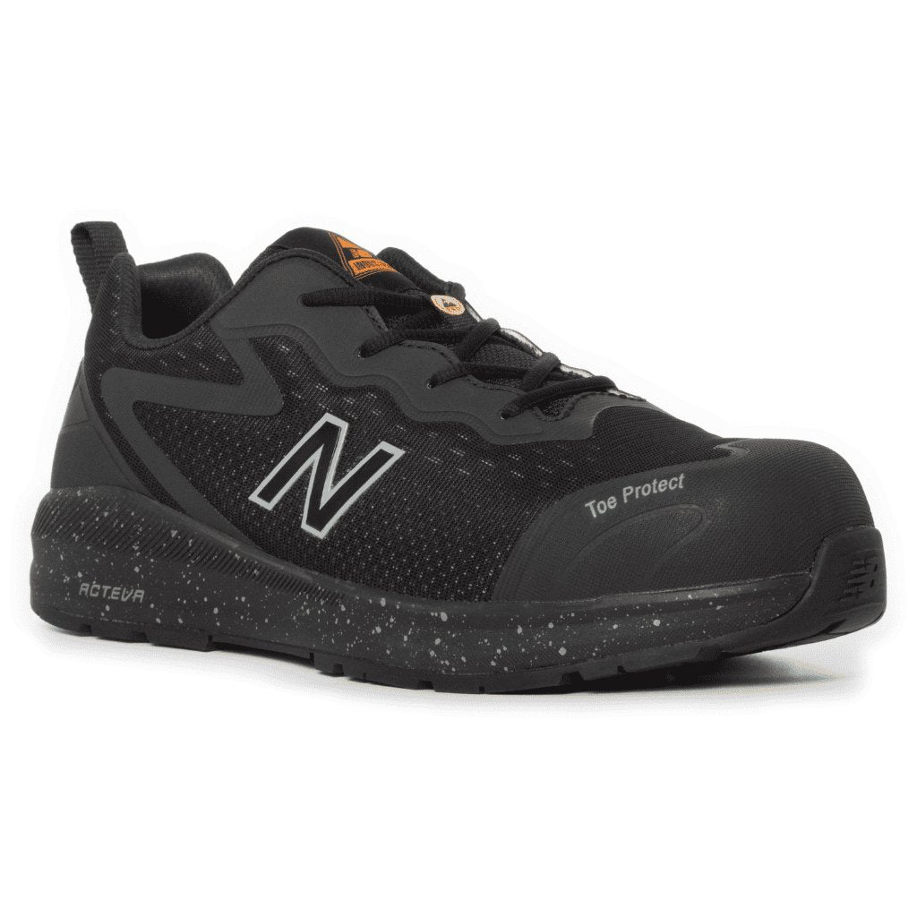 NEW BALANCE LOGIC CARBON TOE SAFETY JOGGER - BLACK/ORANGE - The Work Pit