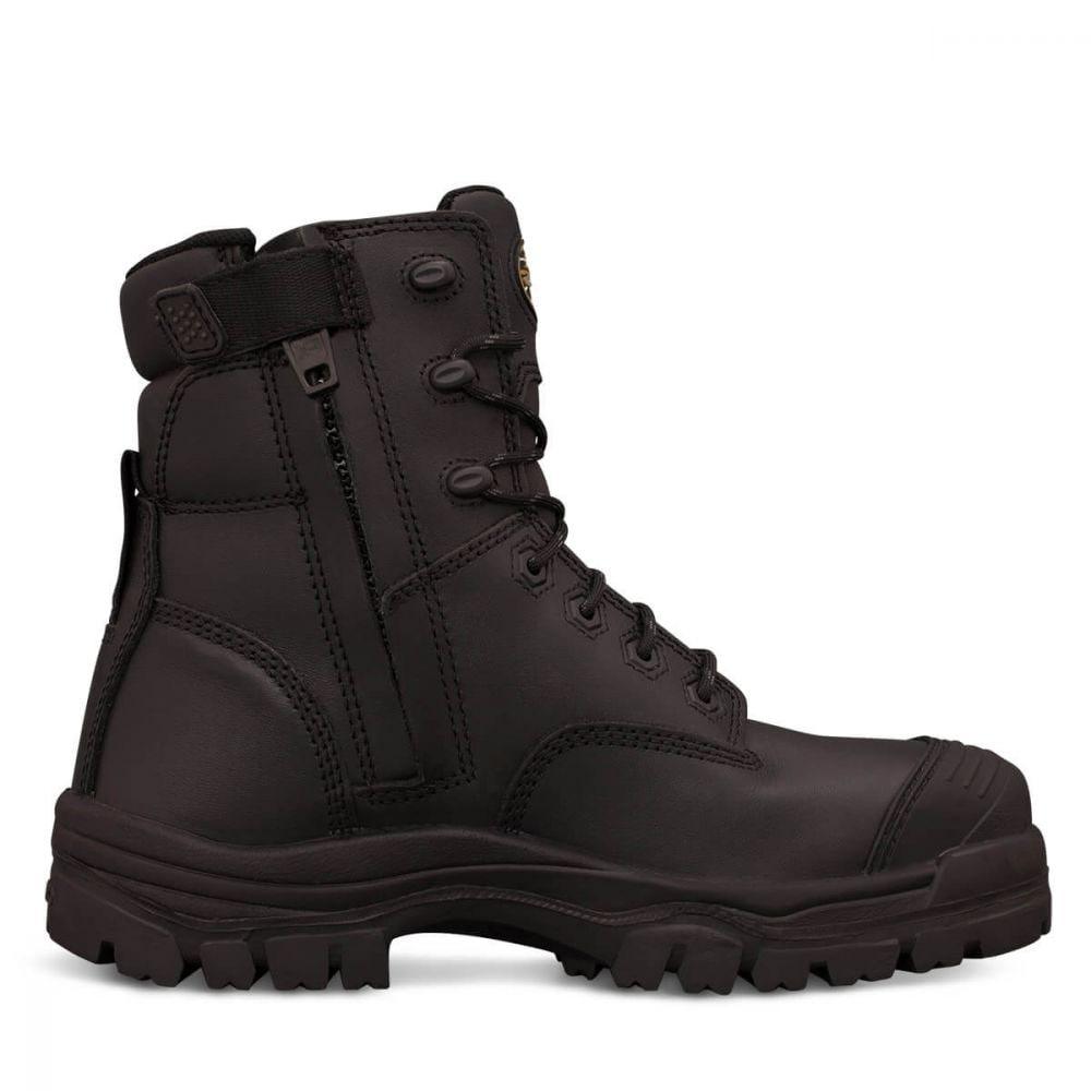 OLIVER 45 SERIES 150MM ZIP SIDED BOOT - BLACK - The Work Pit