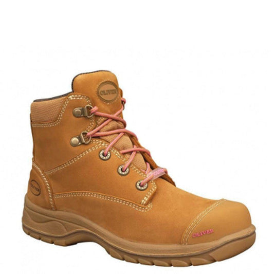 OLIVER WOMENS ZIP SIDED BOOT - WHEAT - The Work Pit