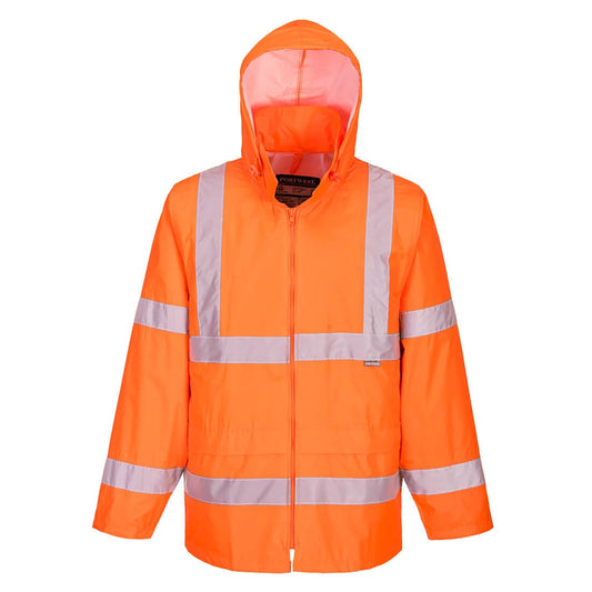 PORTWEST HI - VIS RAIN JACKET ORANGE - The Work Pit