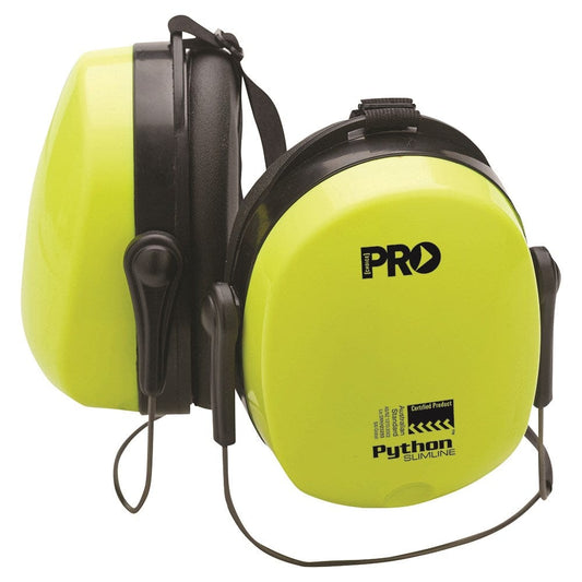 PRO CHOICE CLASS 4 PYTHON NECKBAND EARMUFFS YELLOW - The Work Pit