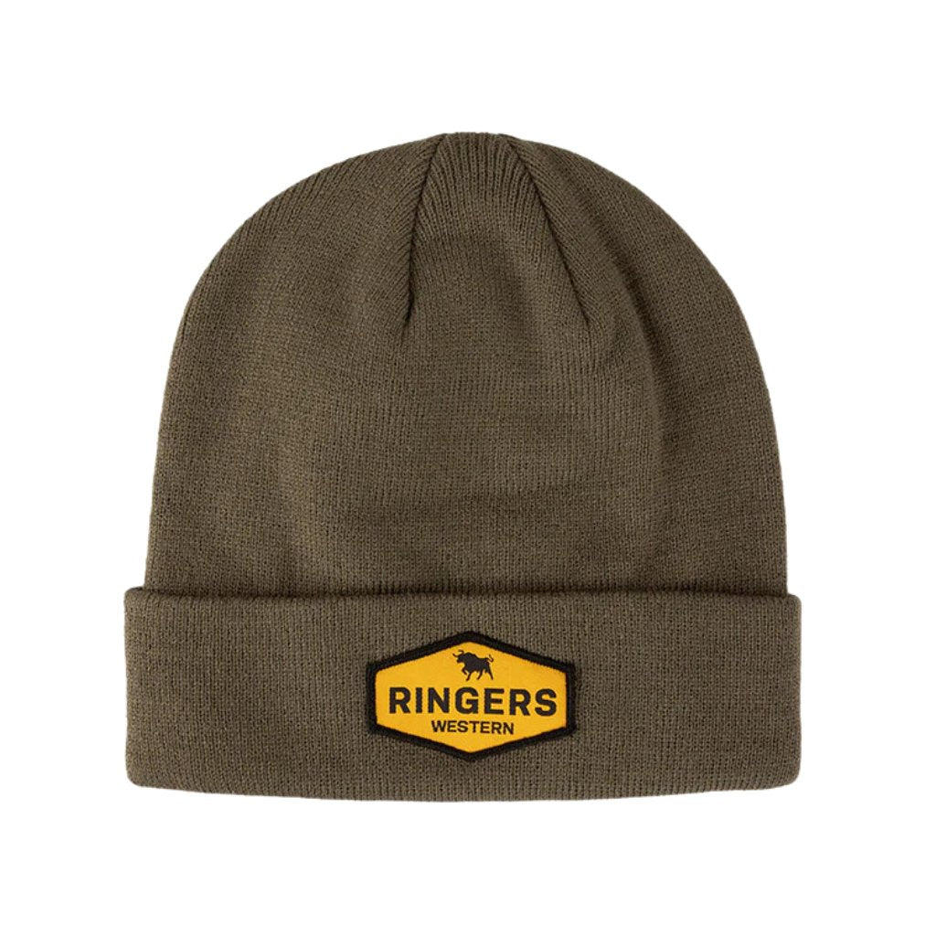 RINGERS WESTERN BRUNSWICK BEANIE MILITARY GREEN - The Work Pit