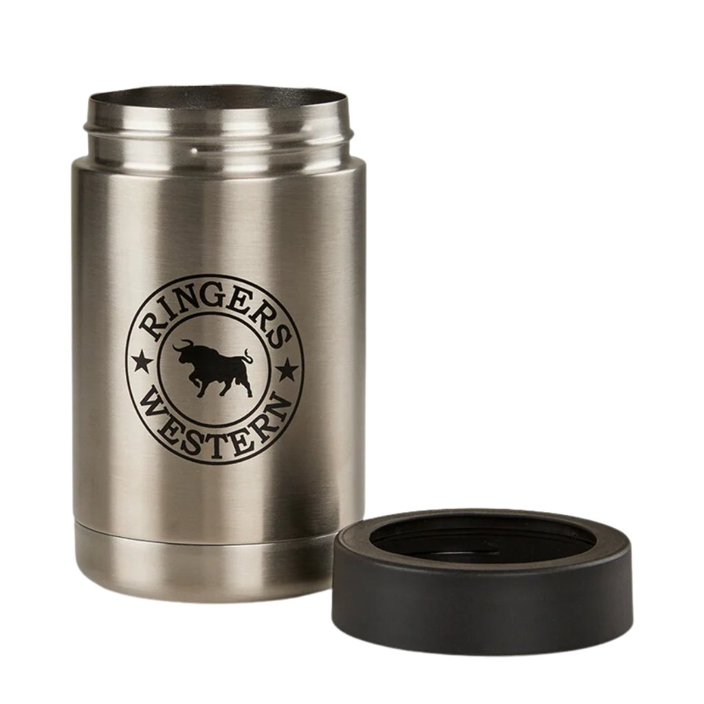 RINGERS WESTERN ESCAPE CAN COOLER STAINLESS STEEL - The Work Pit