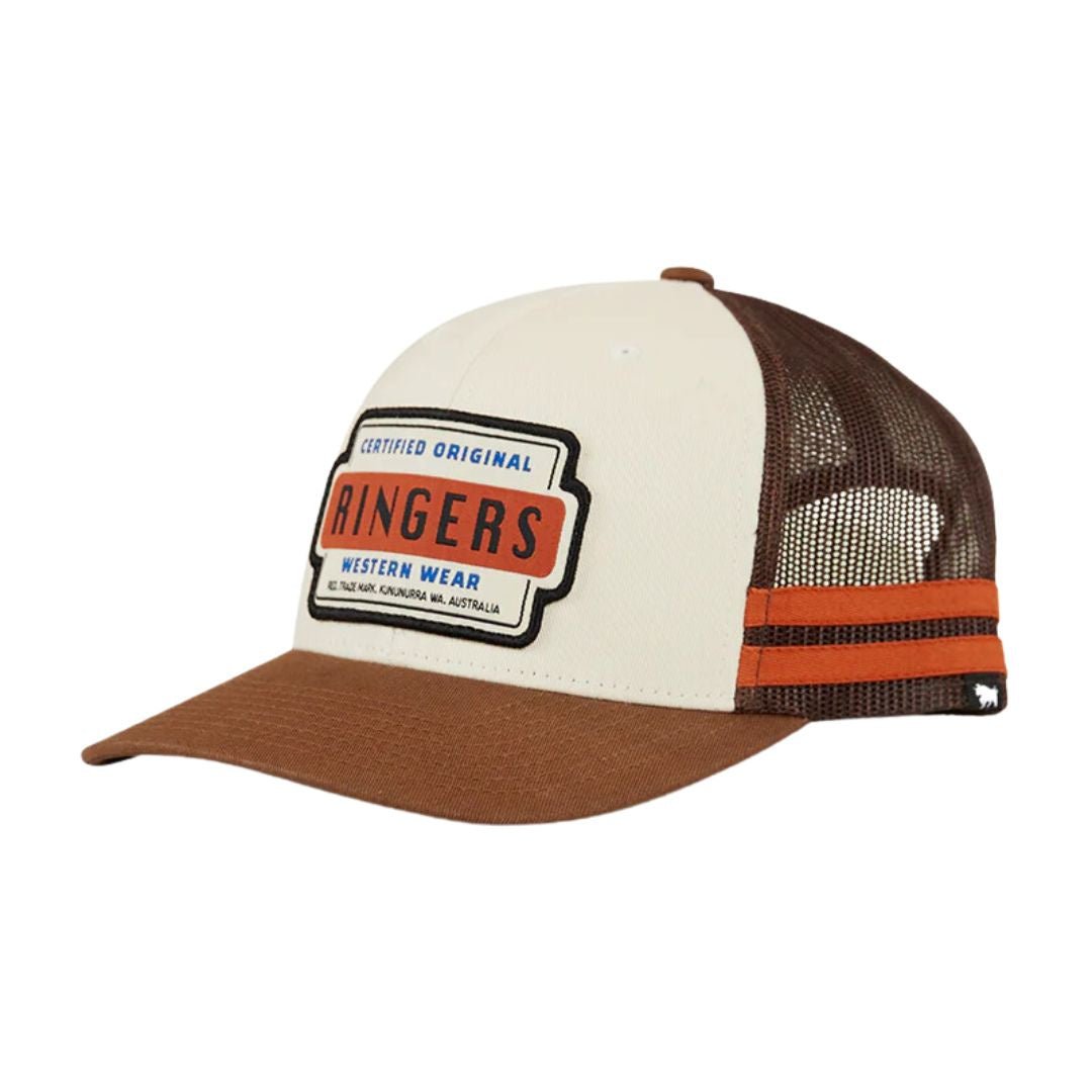 RINGERS WESTERN HAULIN TRUCKER CAP - OFF WHITE - The Work Pit