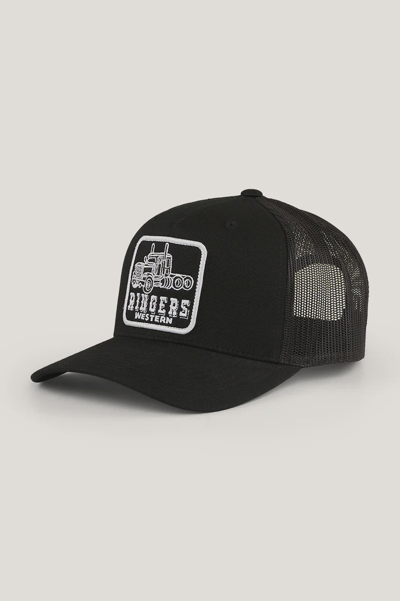 RINGERS WESTERN LONG HAUL TRUCKER - BLACK - The Work Pit