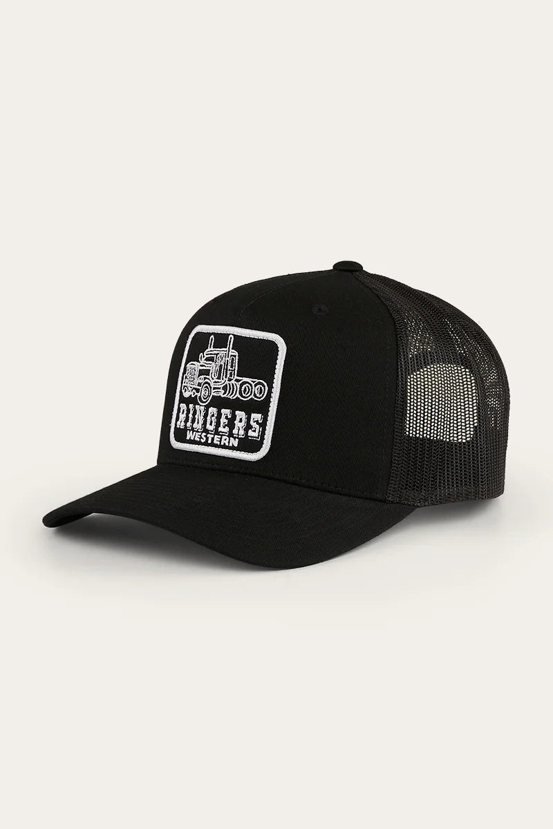 RINGERS WESTERN LONG HAUL TRUCKER BLACK PATCH - The Work Pit